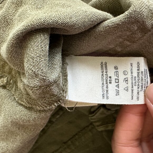 Free People Womens Green High waisted chinos - Picture 9 of 12